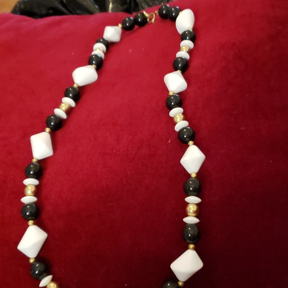 True vintage beaded necklace